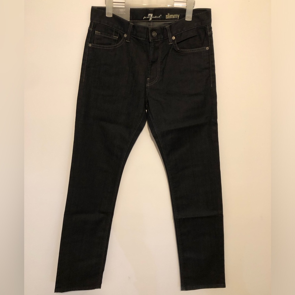 NWT  7 For All Mankind Men’s Slim Straight Jeans